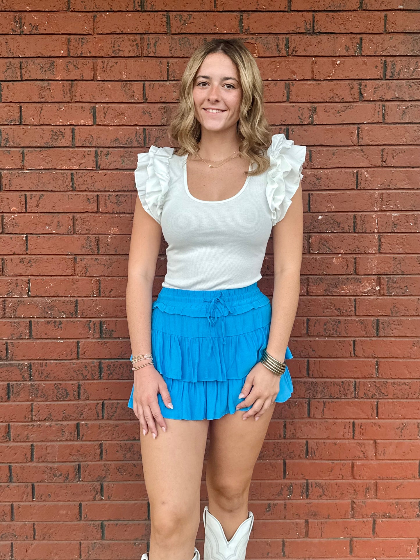 Soild Color Skirt