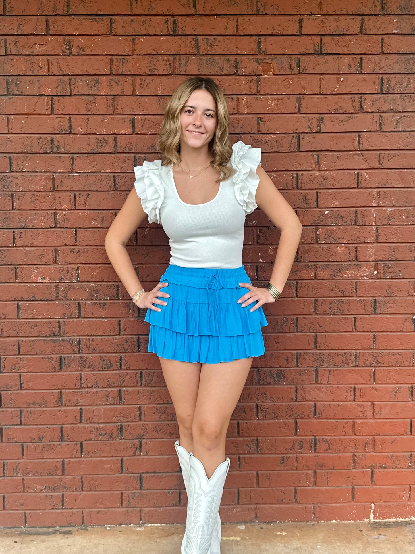 Soild Color Skirt