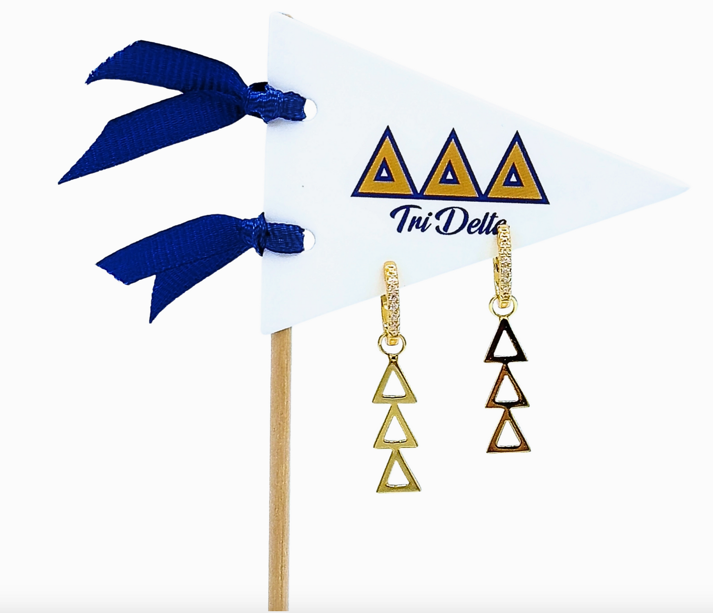 Sorority Greek Letter Earrings Huggie Hoops