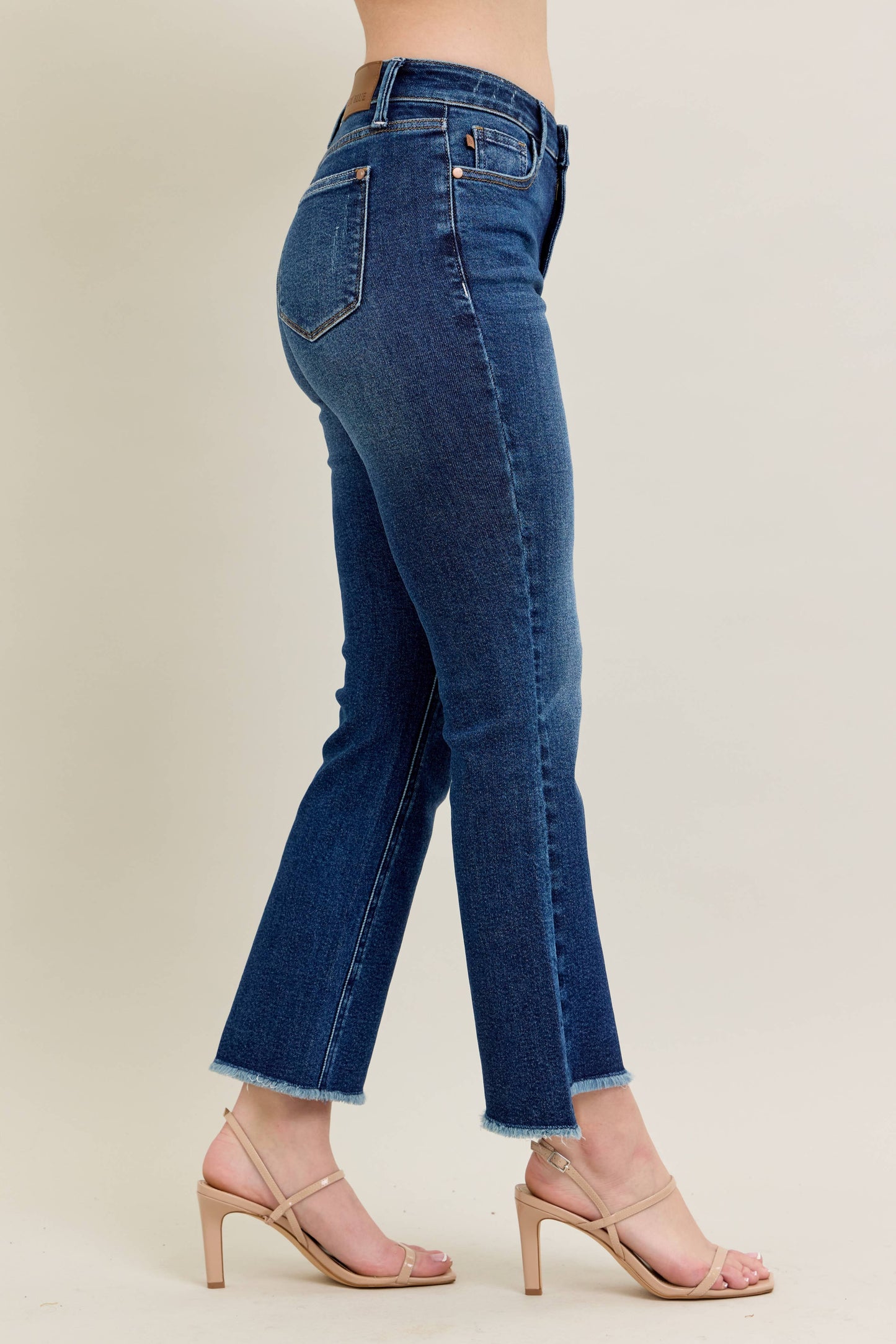 Judy Blue: Dark Wash Kick Flare