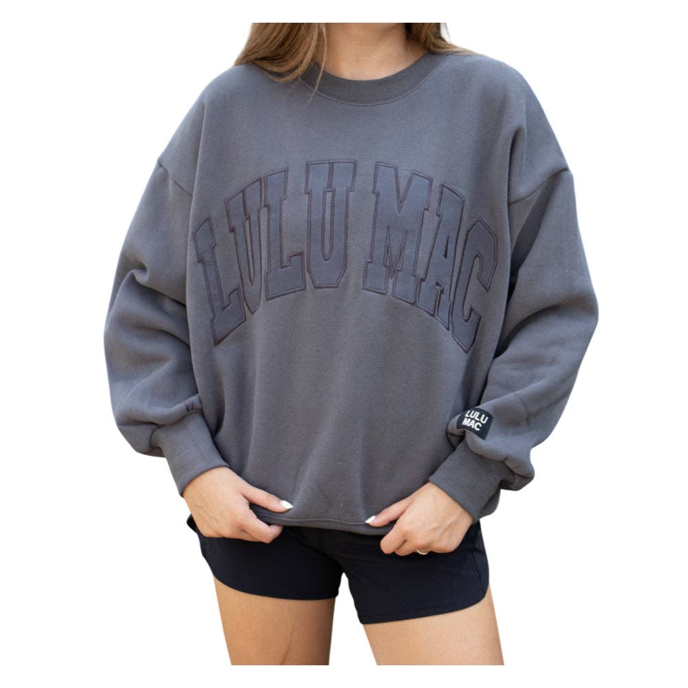 Dark Grey Lulumac Crewneck