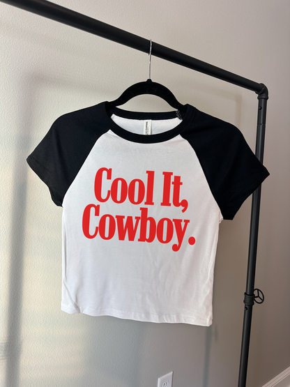 Cool It, Cowboy Baby Tee  