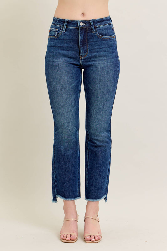 Judy Blue:  Dark Wash Kick Flare