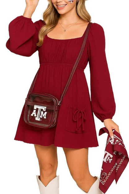 Game Day Babydoll Dress