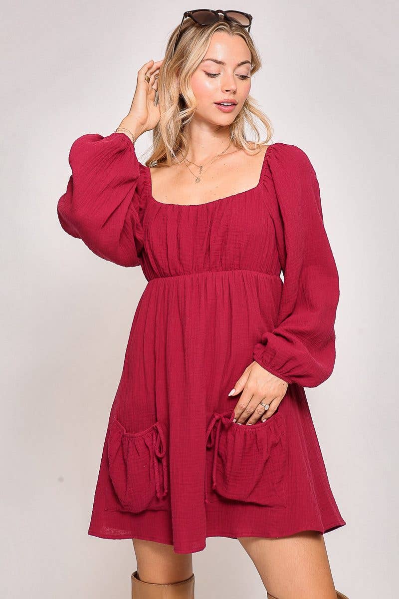 Game Day Babydoll Dress