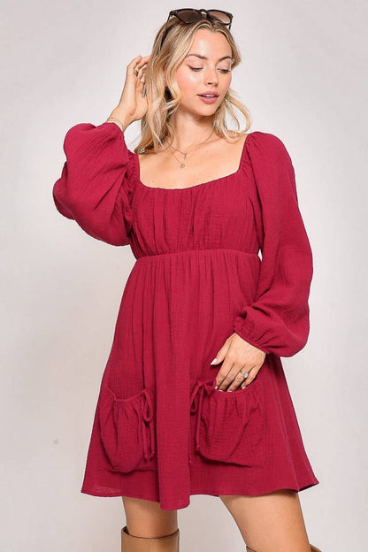 Game Day Babydoll Dress