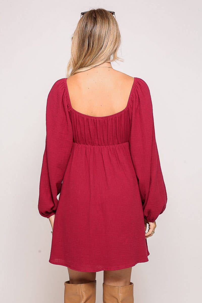 Game Day Babydoll Dress