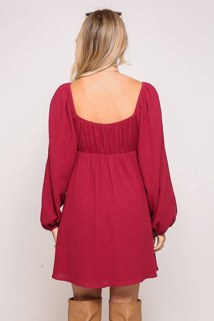 Game Day Babydoll Dress