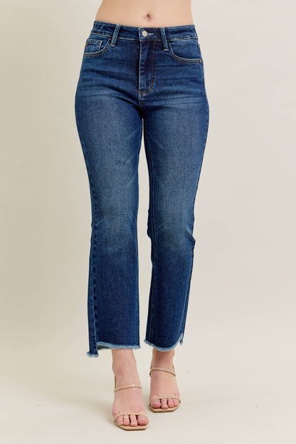 Judy Blue:  Dark Wash Kick Flare