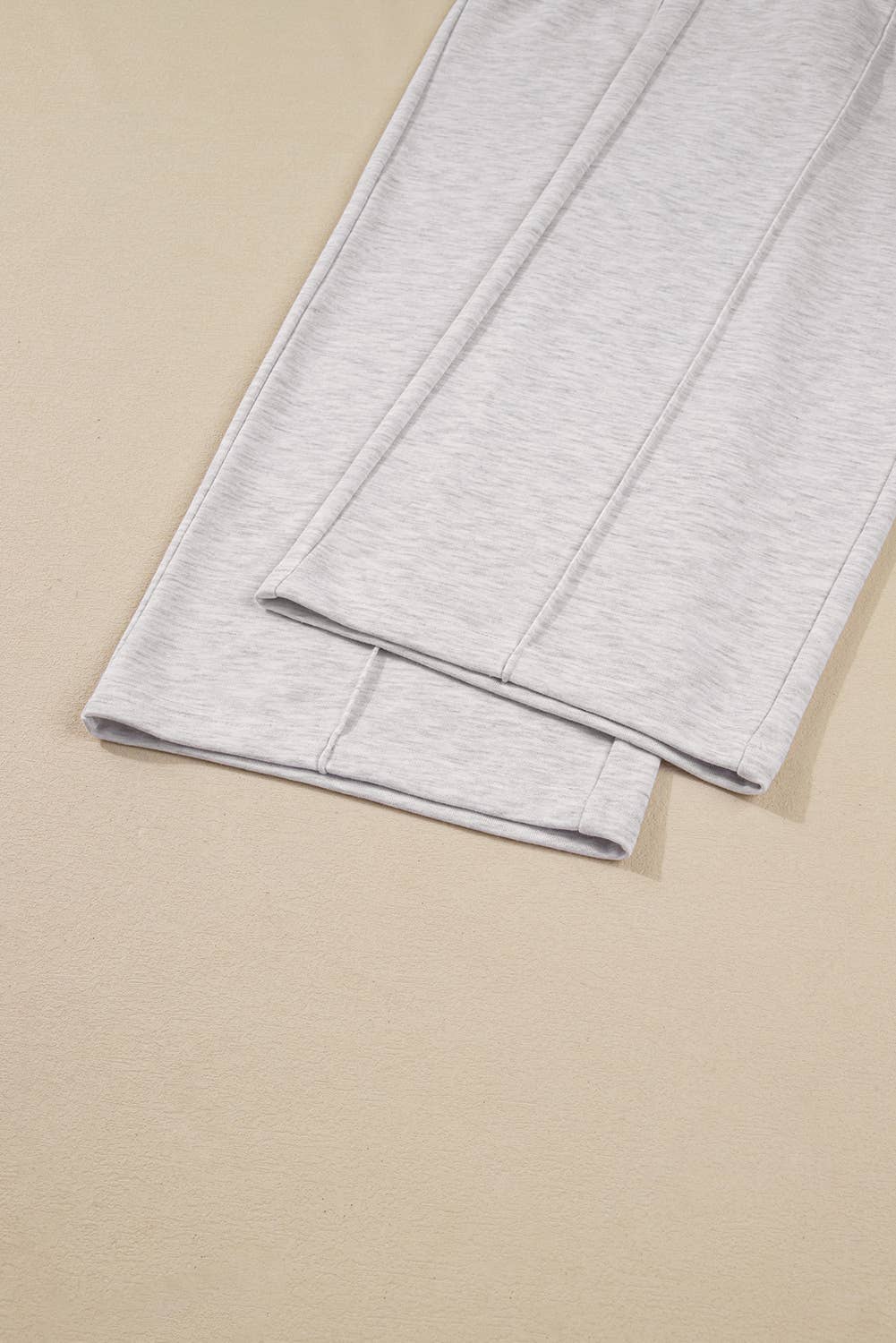 Polo Collar V Neck Pullover and Drawstring Sweatpants Set
