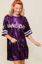 Game Day Sequin Over Sized Top