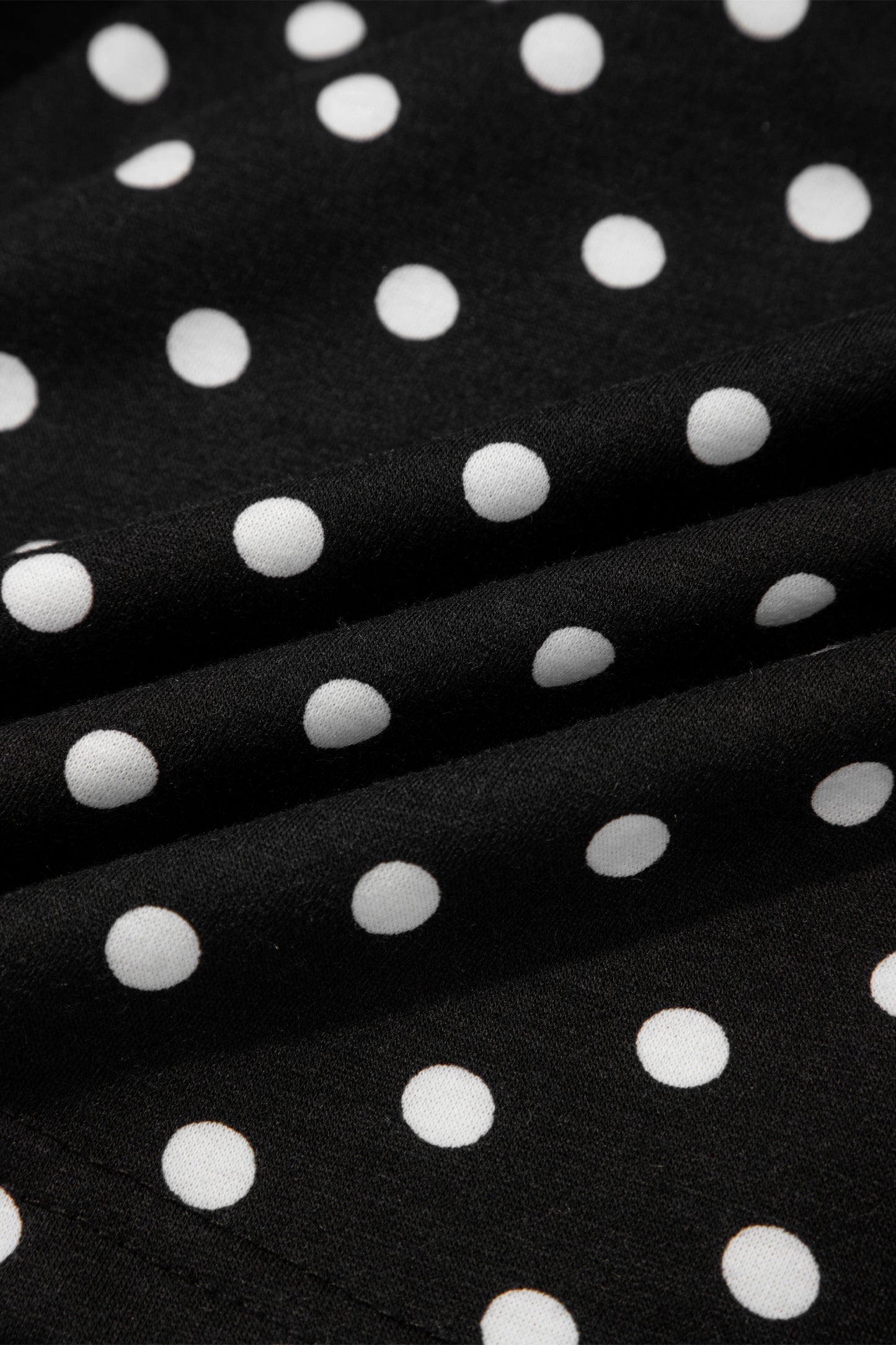 Polka Dot Drawstring Casual Mini Skort