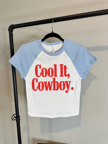 Cool It, Cowboy Baby Tee  