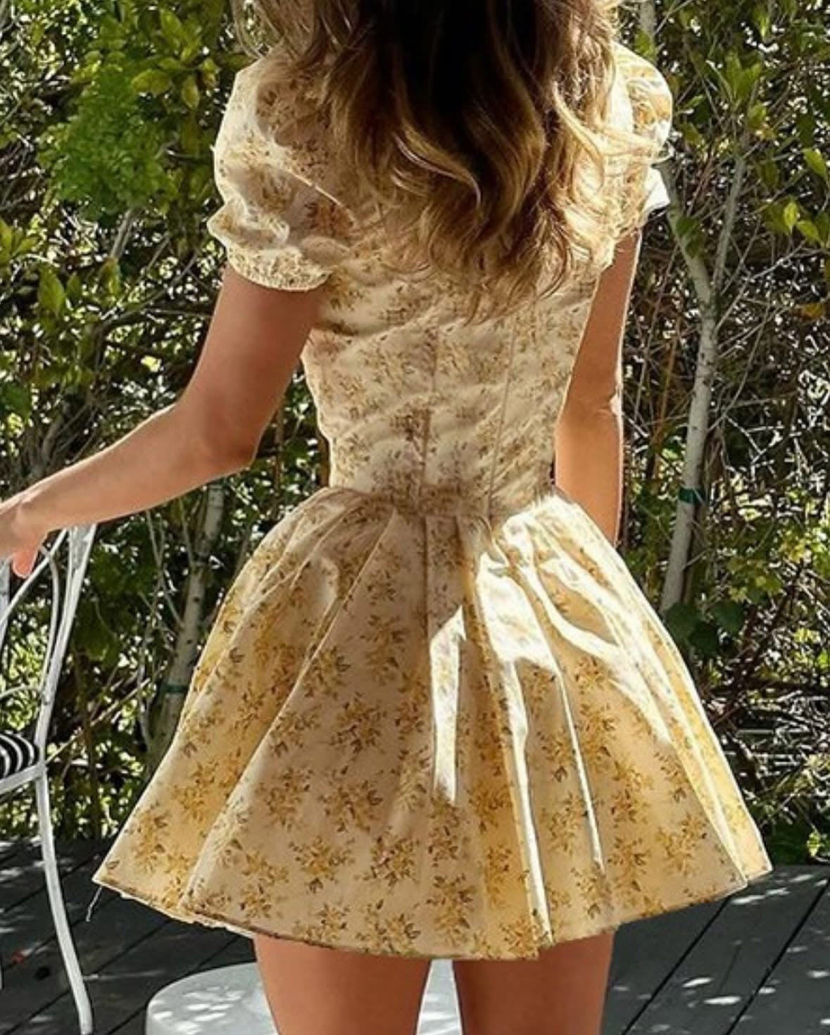 Sunlit Garden Mini Dress