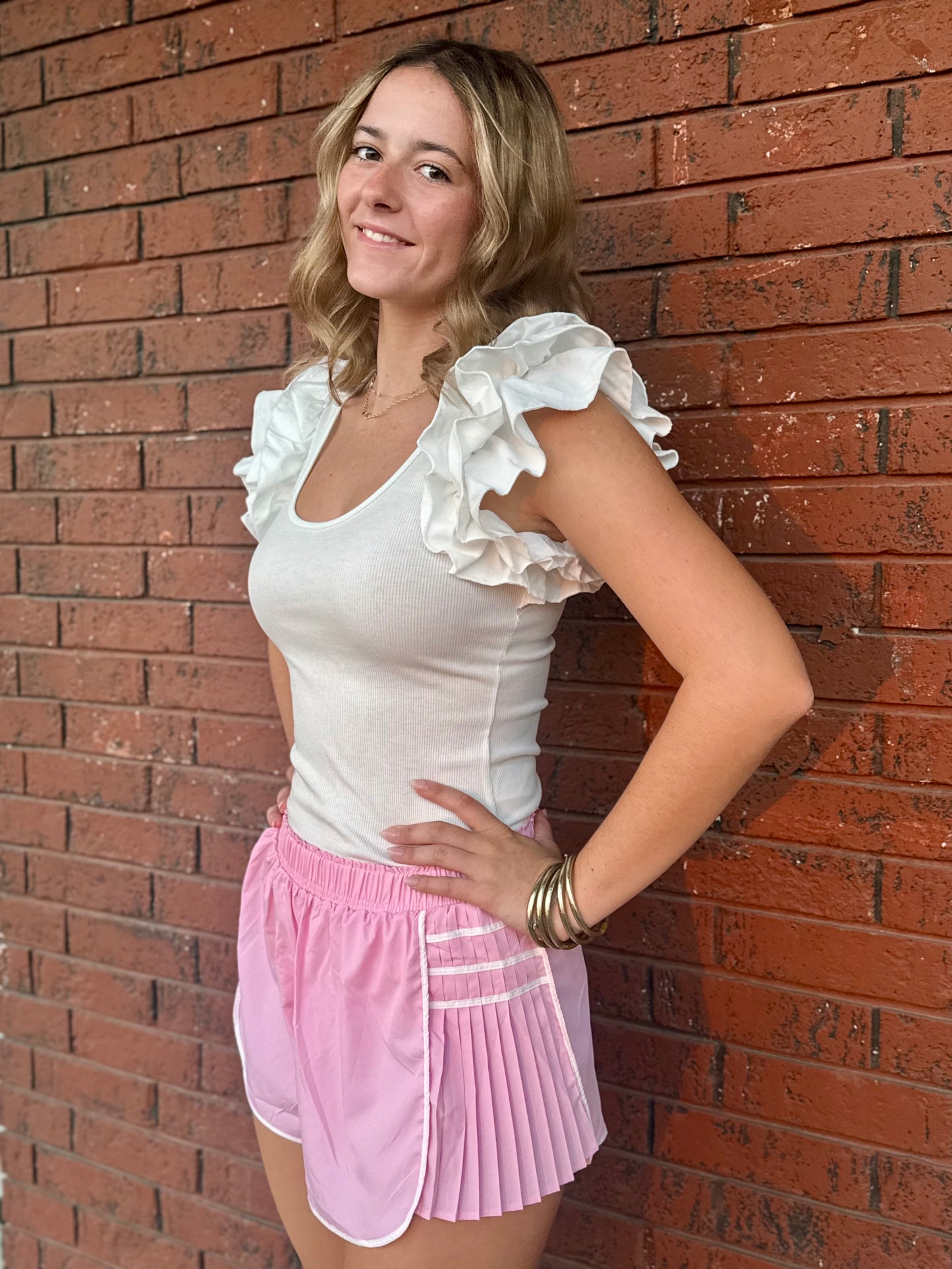 Pink Active Shorts