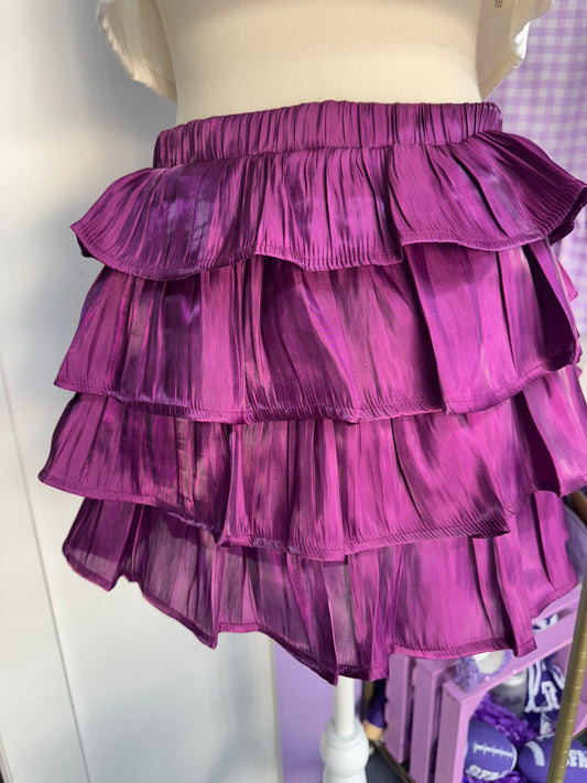 Violet Vibes Mini Skirt