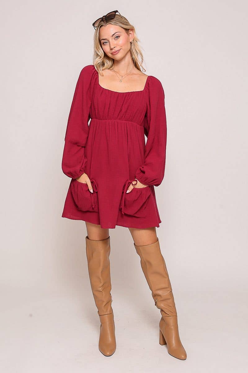 Game Day Babydoll Dress
