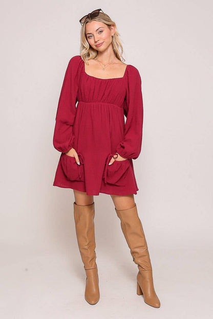 Game Day Babydoll Dress