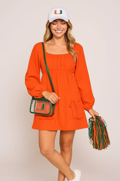 Game Day Babydoll Dress