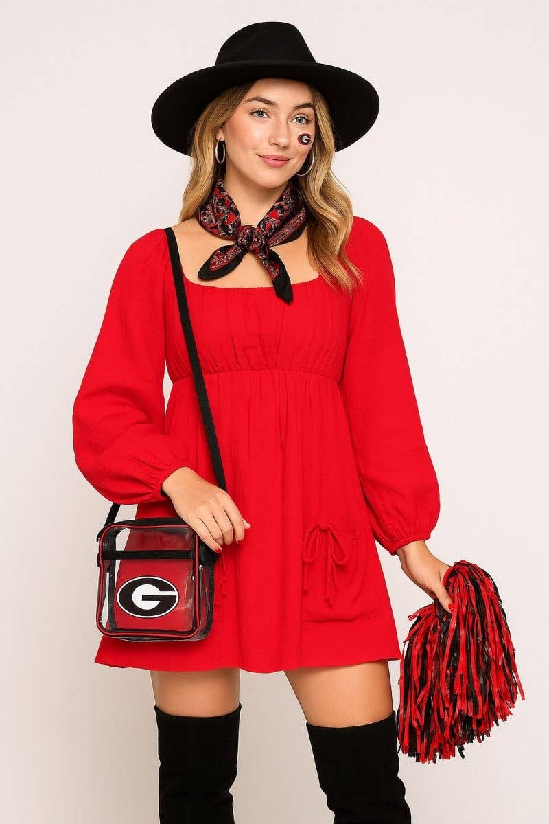 Game Day Babydoll Dress