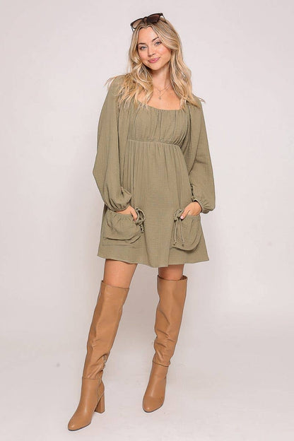 Game Day Babydoll Dress