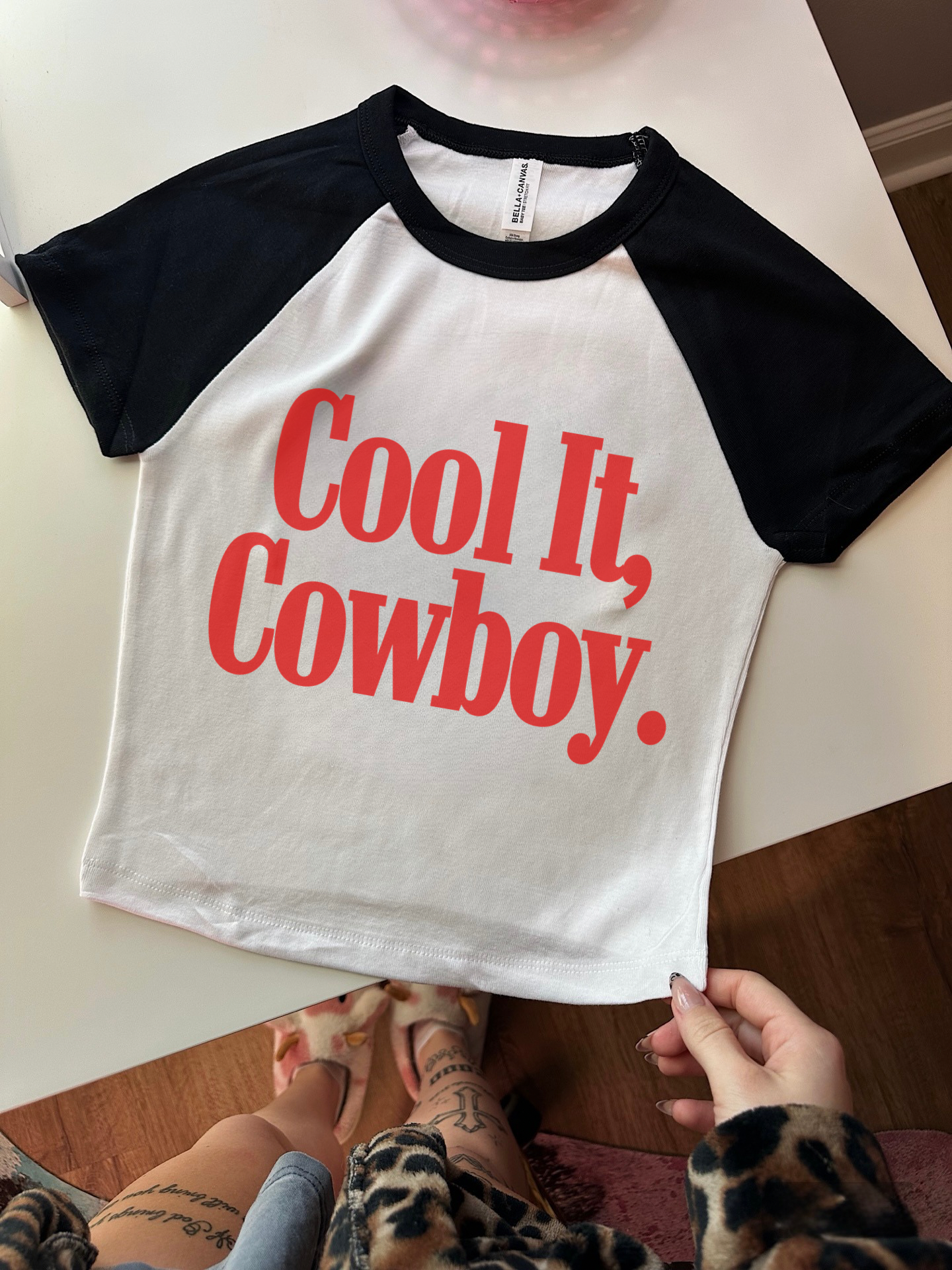 Cool It, Cowboy Baby Tee  