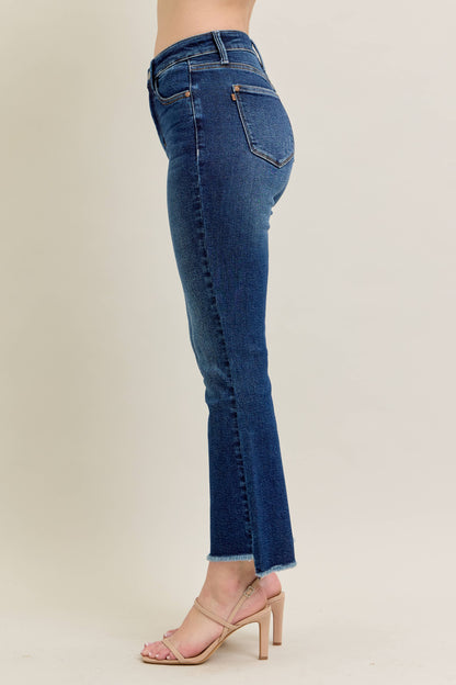 Judy Blue:  Dark Wash Kick Flare
