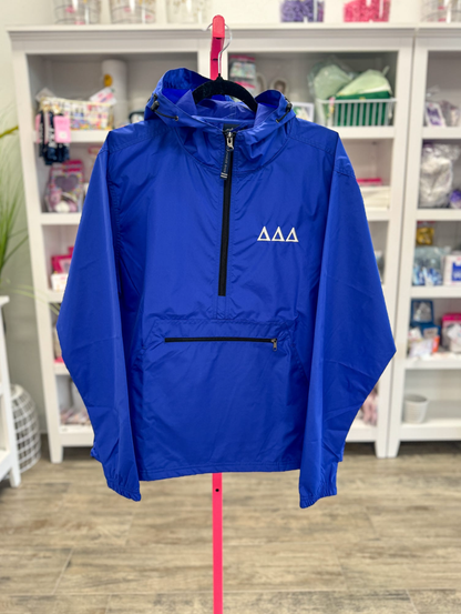 Sorority Embroidered Rain Jacket